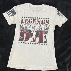 Grunt Style White Legends Never Die Tee